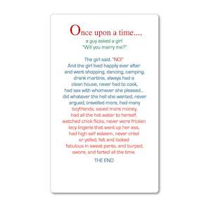 Magnet - Once upon a time - girl version