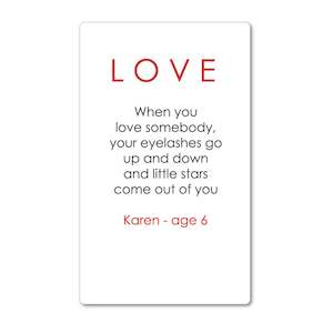 Magnet - When you love somebody