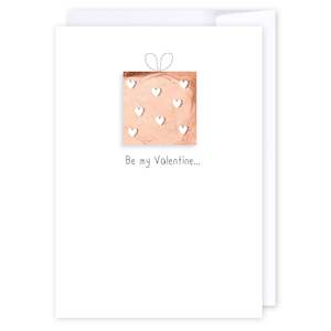 Valentines: Be my Valentine rose gold gift