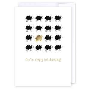 # You're simply outstanding