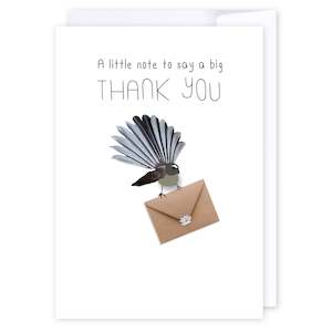 Cards Compliments: A little note to say Fantail
