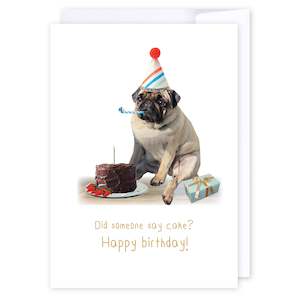Furry Friends: Did someone say cake Pug
