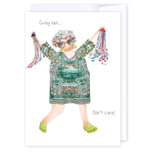 Cards: Gray hair don't care