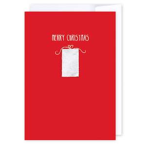 Cards: Red & White Christmas Gift