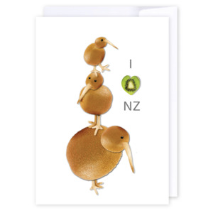 Cards: Stack of kiwis