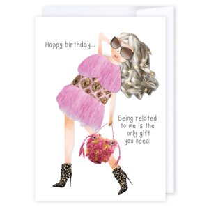 Cards: Being related to me birthday