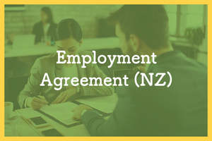 Employment: Employment Agreement (NZ)