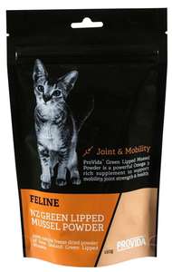 Products: ProVida Feline NZ Green Lipped Mussel Powder 150g NZ MADE Worldwide Delivery