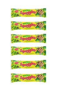 Value Pack Griffin’s Squiggles Pineapple Chunks Chocolate Biscuits 195g x 6 Pack NEW