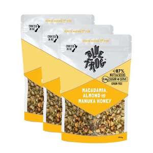 Products: Blue Frog Macadamia Almond And Manuka Honey Muesli 350g x 3