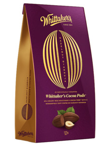 Products: Whittaker’s Cocoa Pods® 125g x 4 Value Pack NZ MADE Worldwide Delivery