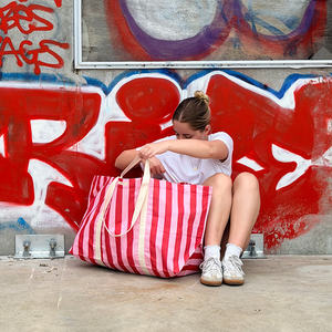 Oversized Muchmore Bag – Lebon Bon Stripe