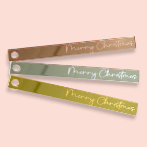 tag: Set of 4 Christmas Gift Tag Style #3