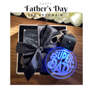 Father's Day LED Keychain