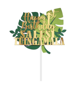Jungle theme Cake topper #2