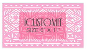 Polynesian Cake Stencil #70