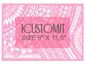 Polynesian Cake Stencil #69