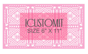 Polynesian Cake Stencil #63