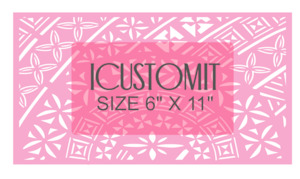 Polynesian Cake Stencil #60
