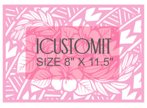Polynesian Cake Stencil #58