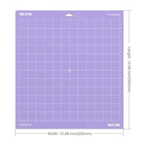 Blank And Accessories Supply: NICAPA Purple Strong Grip Cutting Mat 12"X12"
