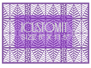 Polynesian Cake Stencil 1: Polynesian Cake Stencil #87