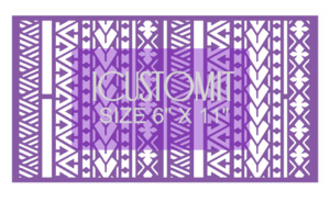Polynesian Cake Stencil 1: Polynesian Cake Stencil #84
