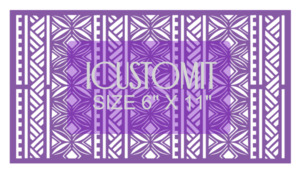 Polynesian Cake Stencil 1: Polynesian Cake Stencil #81