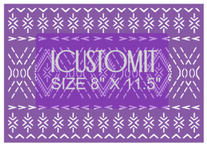 Polynesian Cake Stencil 1: Polynesian Cake Stencil #80