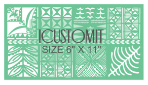 All Cake Stencils: Niuean Cake Stencil