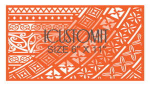 All Cake Stencils: Maori/Tongan Cake Stencil