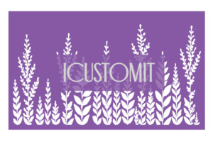 Leaves And Floral Cake Stencil: Leaves and Floral Cake Stencil #8.2