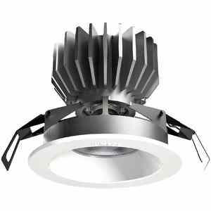 Pierlite Lighting Brand Pie: Kimbal Downlight Fixed 10W 3K 90mm Cutout Dim White