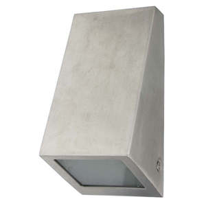 Prolux Brand Plx: Wall Light Outdoor Wedge GU10 Stainless Steel