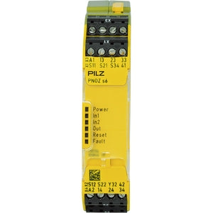 Pnoz S6 Safety Relay 24VDC 3N/O 1N/C Spring