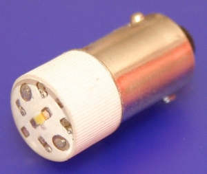Lamp LED 130VAC White BA9