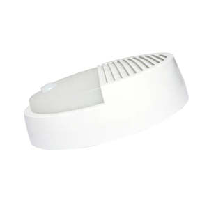 Ovate Bulkhead Grill Classic 12W CCT 3/4/5k PIR White