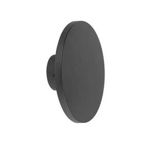 Wall Light LED 8W Round Backlit Black