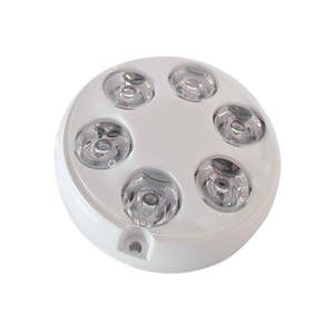 Underwater Light Round Blue 6W LED 2V White IP68