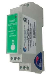 Testing Accessories Control Gear 54: Emergency Light Test Timer 230V Din Mount