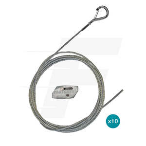 Conduit Cable Support Systems 4: Fastcats No.2 with Snap Hook 5metre (Pack10)