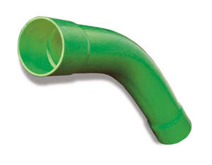 Rigid Pvc Conduit Fittings 56: Sweep Bend 50mm 45Deg 750mm 350mm Rad Green