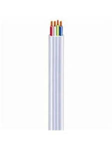 Rigid Standard Cable Wire 65: Cable 4mm 3c + Earth Flat TPS White Sheath