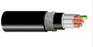 Rigid Standard Cable Wire 65: Cable 2.5mm 4c + Earth SWA 0.6/1Kv Multicore Black