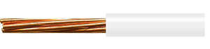 Plastic Flexible Cables Wires 66: Tycab Conduit Wire 1mm PVC White