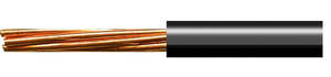 Plastic Flexible Cables Wires 66: Tycab Conduit Wire 1mm PVC Black