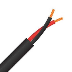 Speaker Cable 2.1mm 2c OFC Black 250m Reel