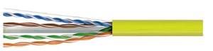 Networking 70: Tycab Cable Cat6 4pr Yellow 305m