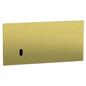 Switchgear Isolation 74: Solis-T Grid & Cover Horiz 1Gang Brushed Brass