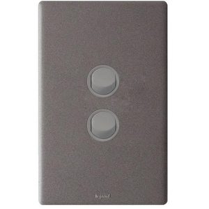 Excel Life Dedicated Switch Double 16A Urban Grey IP66